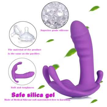 Nositi Dildo, Vibrator Sex Igrača za Ženske, Orgazem Masturbator G Spot Klitoris Spodbujanje Daljinski upravljalnik Hlačke Vibratorji Adult Sex Igrače