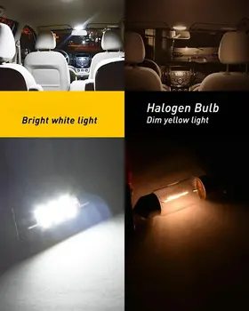 Notranjost LED Luči Zamenjava za Subaru levorg wrx vzpon baja xv crosstrek sti s209 Pribor Komplet WHITE