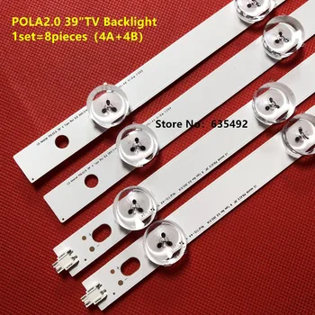 Nov 1set =8pcs(4A+4B) LED backlight bar forTV HC390DUN-VCFP1-21X 39LN5400 39LA6200 LG innotek okolice pule 2.0 POLA2.0 39