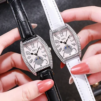 Nov pas dame watch vode diamond srebro primeru digitalni trend ženski quartz uro Študent Watch