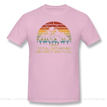 Nov poletni T Shirt sem Bil Izogibanje Ljudi, Preden Je Bila Trendovska T-Shirt Bombaž Socialne Oddaljujejo ofertas Tee Majica