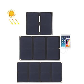 Nov Prihod 14W 21W 28W Zložljive Sončne celice z USB Polnilec za iPhone Huawei Samsung Android Telefoni, iPad, tablični računalniki