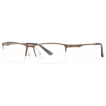 Nov Prihod Zlitine Pol Rimless Očal Okvir Optičnega Recept Očala za Moške in Ženske Očala s Recept