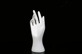 Nova Brezplačna dostava za 1 Pc Ženski Manekenka Roko Roko Prikaz Znanja Moške Rokavice, Nakit Model Stojalo Bele Barve