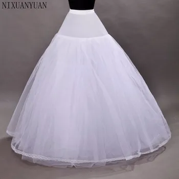 Nova Linija Čipke Til Poroka Poročni Petticoat Underskirt Crinolines za Poročno Obleko Brezplačna Dostava