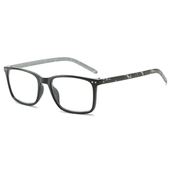 Nova Moda Kvadratnih Tiskanje Noge Obravnavi Očala Povečevalna za Ženske, Moške, Kovice Presbyopia Očala z Dioptrije +1.0~+4.0