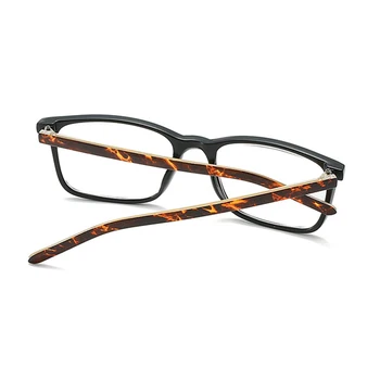 Nova Moda Kvadratnih Tiskanje Noge Obravnavi Očala Povečevalna za Ženske, Moške, Kovice Presbyopia Očala z Dioptrije +1.0~+4.0