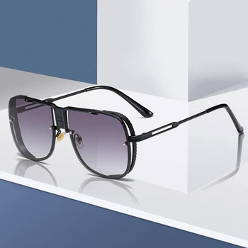 Nova Modna sončna Očala Luksuzne blagovne Znamke Oblikovalec Ženske Moški Letnik Kovinska sončna Očala Retro Očala UV400 Odtenki gafas de sol