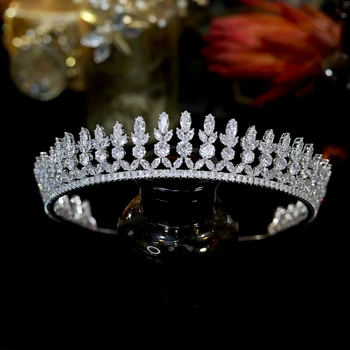 Nova Nevesta Podaljšali Krono Poročni Dodatki za Lase, Nakit ASNORA Moda Preproste Poročne Headdress Princesa Krono A01016