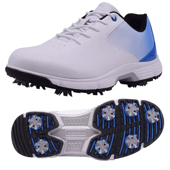 Nove Poklicne Konice Golf Čevlji Moški Nepremočljiva Golf Sneakershigh Qulity Bela Črna Anti Slip Obutev za Golfiste