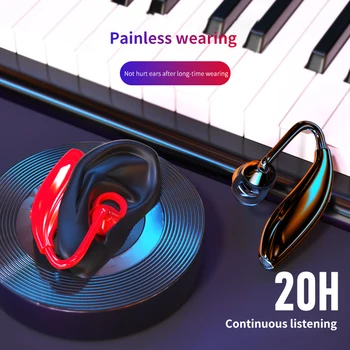 Novi Bluetooth 5.0 Slušalke Za Prostoročno Uporabo Športne Slušalke Nepremočljiva Gaming Slušalke Slušalka Udobne Slušalke Za Mobilne