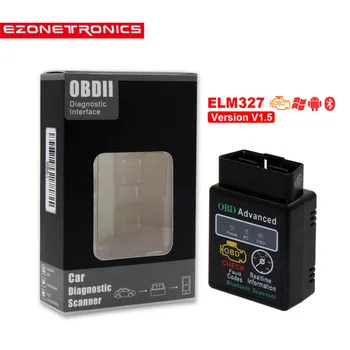 NOVI Mini OBD2 ELM327 Bluetooth V1.5 Avto Diagnostično Orodje za optični bralnik ELM327 OBDII Adapter Auto Optičnega Kodo Bralnik Za Android Navora