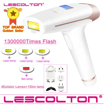 Novi Originalni Lescolton Več Svetilk IPL Lasersko Odstranjevanje Dlak Trajno Odstranjevanje Dlak IPL Laser Epilator Pazduho Odstranjevanje Dlak