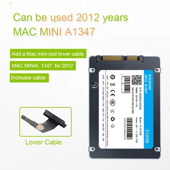 Novo 128GB 256GB 512GB SSD za Mac 2012 Mini A1347 z SSD plus pretvornik plus orodje za Dodajanje drugega pogon ssd ssd 2010 2011