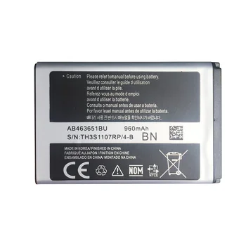 NOVO AB463651BU Baterija Za Samsung W559 S5620I S5630C S5560C C3370 C3200 C3518 J808 F339 S5296 C3322 L708E S5610 960mAh