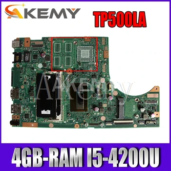 Novo Akemy TP500LN TP500LA GM Prenosni računalnik z matično ploščo Za Asus TP500LA TP500LD TP500L original mainboard 4 GB-RAM I5-4200U LVDS/EDP