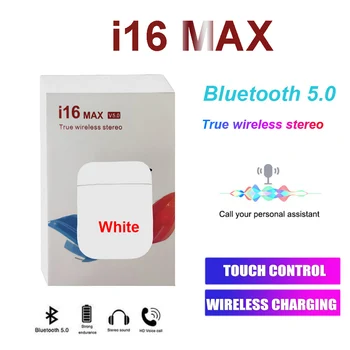 Novo i16 Max TWS Bluetooth V5.0 slušalke se samodejno seznanjene z brezžično 3D stereo slušalka dotik, ki je primerna za iOS in Android