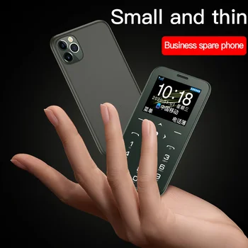 Novo Prišli SOYES S7 Mini Card mobilni telefon 400mAh Ultra-tanek Majhne Prenosne Študent Mobilni Telefon Varnostno kopiranje Telefoni