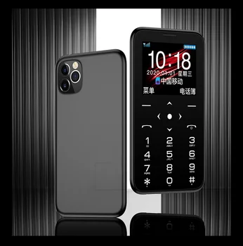 Novo Prišli SOYES S7 Mini Card mobilni telefon 400mAh Ultra-tanek Majhne Prenosne Študent Mobilni Telefon Varnostno kopiranje Telefoni