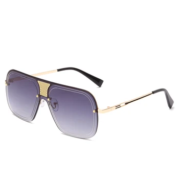 Novo Rimless sončna Očala Za Moške Luksuzne blagovne Znamke Design Ženske Kovinska sončna očala Letnik UV400 Odtenki Oculos Gafas de sol