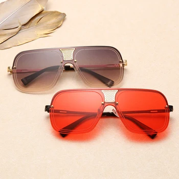 Novo Rimless sončna Očala Za Moške Luksuzne blagovne Znamke Design Ženske Kovinska sončna očala Letnik UV400 Odtenki Oculos Gafas de sol