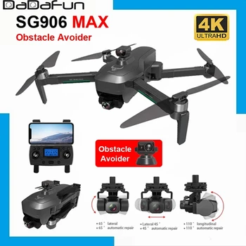 NOVO SG906 Pro 3 MAX GPS True Professional 4K HD Kamera, 3-Osni Anti-Shake Gimbal Laser Ovira, Izogibanje FPV WIFI RC Quadcopter