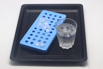 Novo silikonsko 40 Votlin Dia 1.7 cm Majhno Žogo Ice Cube Pladenj za Plesni Čokolado Plesni DIY Doma, zaradi Česar