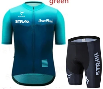 Novo STRAVA 2020 Pro kolesarjenje jersey moški kratek rokav ropa ciclismo hombre MTB dihanje kolesarska oblačila kolesarska šport bo ustrezala
