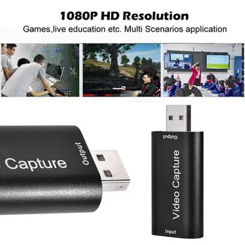 Novo USB2.0 HDMI Zajemanje Sim Podpira Obs Živo, Snemanje Polje vmesniško Kartico HD Zajem Poučevanja Snemanje Medicinsko Slikanje