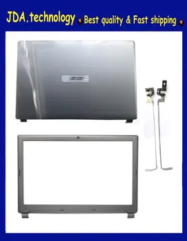 Novo za Acer Aspire V5-571 V5-531 V5-571G V5-531G LCD zadnji pokrovček + Sprednji plošči +tečaj nastavite Silver (Za NE-Dotikajte Zaslona)
