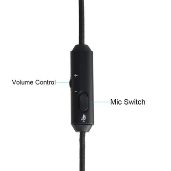 NUBWO 7.1 Prostorski Zvok, USB Gaming Slušalke Čelade Žično PS4/Xbox Eno Headphoes s Mikrofon Nadzor Glasnosti za Računalnik