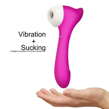 Odraslih Dobave Kladivo Sesanju Vibrator 5 Frekvenca Sesanju 8 Frekvenco Vibracije vibrator sex igrače za žensko muco bedak