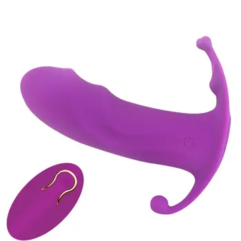 Odraslih Nosljivi Dildo G Spot Vibrator Sex Igrače Za Ženske Klitoris Stimulator Brezžični Daljinski Upravljalnik Erotično Vibracijske Hlačke