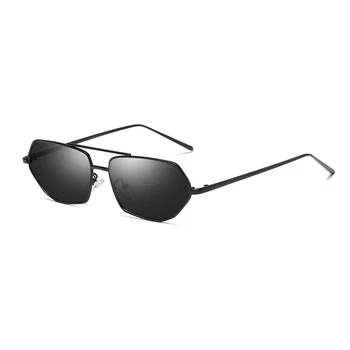 OEC CPO Letnik Black Objektiv Kvadratnih Moški Modni sončna Očala Ženske Retro blagovne Znamke Oblikovalec Kovinski Okvir sončna očala za Ženske UV400 O37
