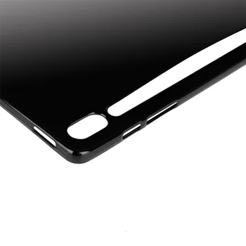 Ohišje Za Samsung Galaxy Tab S6 10.5 2019 TPU Silikon Jasno, Mehko Ohišje za Samsung Tab S6 SM-T860 T865 Pregleden Zadnji Pokrovček+Pen