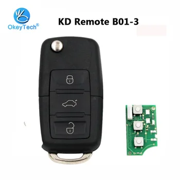 OkeyTech B01 KD Daljinskega upravljalnika Ključ 3 Gumb Slog B Series Za KD900 KD900+ URG200 Keydiy Tipko Programer Pralni za VW B01-3