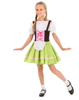Oktoberfest Dekle Dirndl Kostum Bavarskem Tradicijo Obleko Pivo Fancy Stranka Obleko