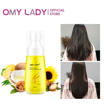 OMY LADY Anti Hair Loss Rast Las Spray +Ingver Proti izpadanju Las Šampon +60ML Naravne Lase Eterično Olje+šampon krtačo