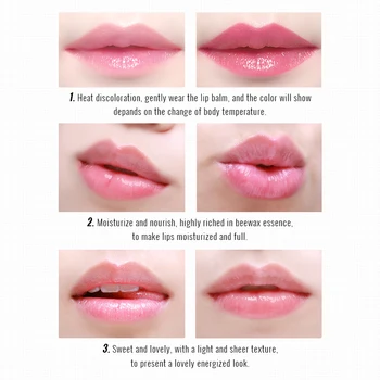 OMY LADY razbarvanje Balzam za Ustnice Šminko Beewax Vlažilne Neguje Ustnice Nabrekli Ustnici Linije preprečite ustnice iz chapping