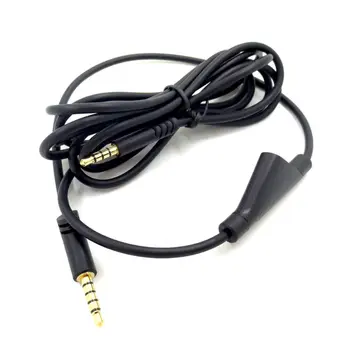 OOTDTY Zamenjava Avdio Slušalke CableCord Skladu z kontrolnika za Glasnost za Astro A10 A40 Gaming Slušalke Pribor