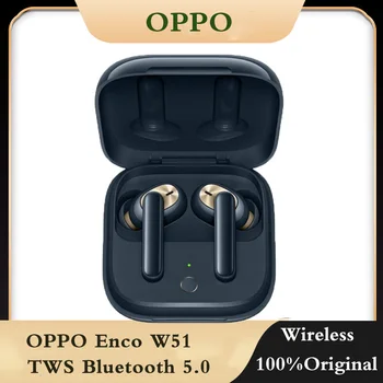 Oppo Enco W31/ W51 2020 ETI14 Pravi Brezžični Tws Bluetooth Slušalke R17 Reno ace 2,pošlji silikonski zaščitni pokrov