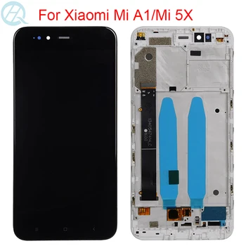 Original 10 Dotik LCD Za Xiaomi Mi A1 Zaslon, Okvir 5.5