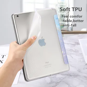 Original Usnja Flip Tablični Primeru Za Apple ipad zraka 2 9.7 palčni ipad6 Silikonski Pokrovček Za iPad 6 air2 zraka 2 Shockproof Lupini Capa