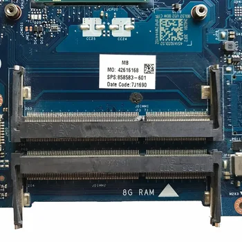 Original Za Hp 250 G5 Prenosni računalnik z Matično ploščo 858583-601 Z SR244 i3-5005 CPU BDL50 LA-D703P MainBoard Testirani Hitro Ladjo