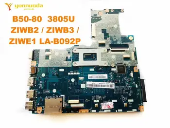 Original za Lenovo B50-80 prenosni računalnik z matično ploščo B50-80 3805U ZIWB2 ZIWB3 ZIWE1 LA-B092P preizkušen dobro brezplačna dostava
