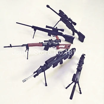 Ostrostrelec Puške 1/6 Puško Ostrostrelec Puško, SVD,KATERO-1,cosplay Pištolo MK14,TAC-50, Model Gradnjo Kompleti Sestavljanje Opeke Otroci Igrače Model Motorja