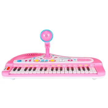 Otroci otroški Srčkan 31 Tipke Večnamenski Mini Simulacije Klavir Igrača z Mikrofonom Električne Tipkovnico Electone Glasbena Igrača Darilo