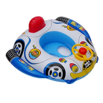 Otrok plavati obroč baby napihljiv plavalni obroč, ki plava pomoči lifebuoy plavajoče otrok policija igrača avto sedež, ladje, letala sedež