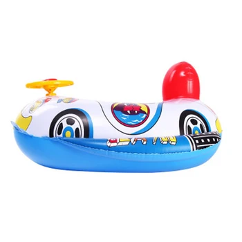 Otrok plavati obroč baby napihljiv plavalni obroč, ki plava pomoči lifebuoy plavajoče otrok policija igrača avto sedež, ladje, letala sedež