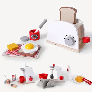 Otrok ' s play house kuhinja igrača set lesenih dekle simulacije posode za kuhanje riža fant otroka, darilo za rojstni dan